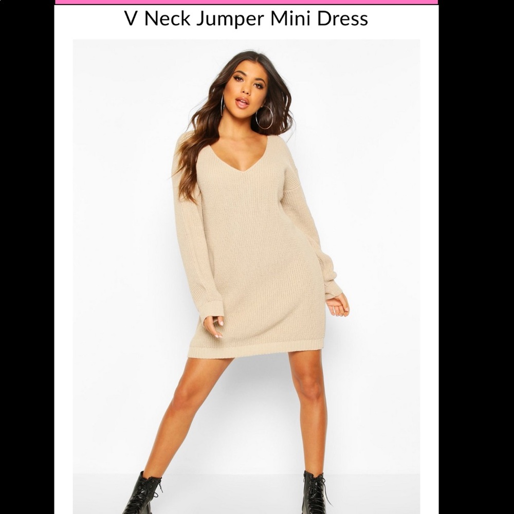 Oversized sweater dress